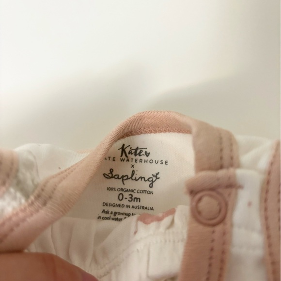 Kate Waterhouse x sapling blushing orbit dress with bloomers size 0-3 mo new - Picture 3 of 4